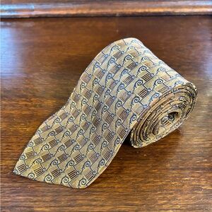 Bolgheri Geometric Print Silk Tie